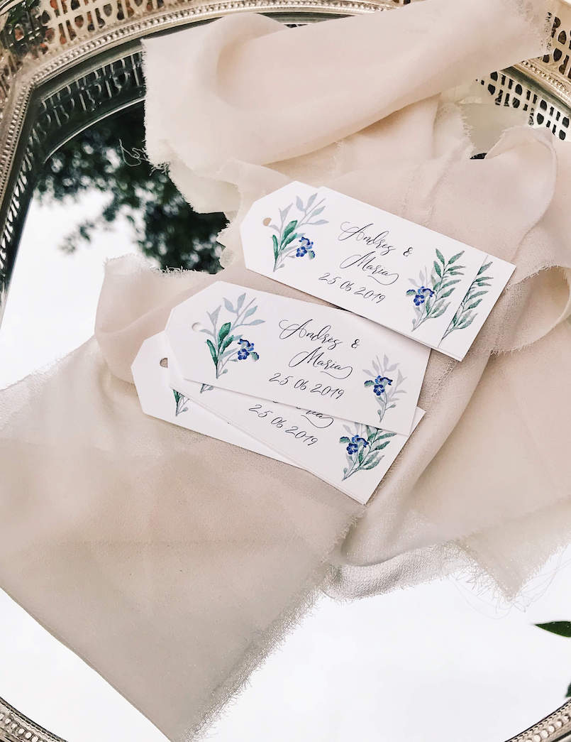 Etiquetas colección botánica Marmarina